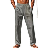 Men's Hawaiian Linen-Blend Pants