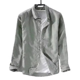 Casual Men's Cotton-Linen Shirt
