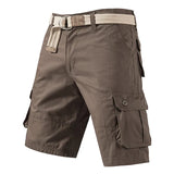 Men's Cotton Knee-Length Cargo Shorts