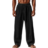 Comfort-Fit Men's Linen-Blend Pants