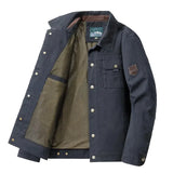 Elegant Men's Cotton Windbreaker