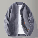 Elegant Men's Button-Up Cardigan