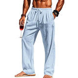 Men's Hawaiian Linen-Blend Pants