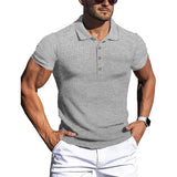 Elegant Striped Men's Polo Shirt