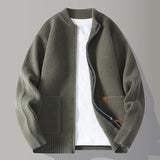 Elegant Men's Button-Up Cardigan