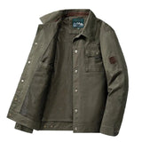 Elegant Men's Cotton Windbreaker