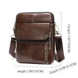 Callum Men's Leather Crossbody Bag
