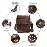 Callum Men's Leather Crossbody Bag