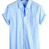 Landon Plain Short Sleeve Men's Shirt with Pocket