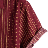 Dawson Men's Striped Short-Sleeve Shirt – Red