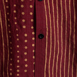 Dawson Men's Striped Short-Sleeve Shirt – Red