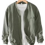Men's Linen-Blend Summer Jacket