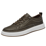 Elegant Men's Leather Sneakers