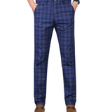 Men's Plaid Office Pants