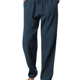 Caleb Polished Men's Linen-Blend Pants