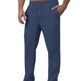 Dressy Men's Linen-Blend Summer Pants