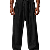 Comfort-Fit Men's Linen-Blend Pants