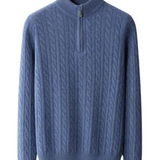 Desmond Velour Half-Zip Men's Sweater