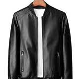 Men's Leather Moto Jacket