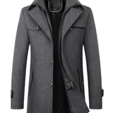Elegant Men's Wool Winter Jacket