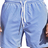 Men's Striped Swim Trunks