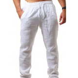 Breathable Men's Linen-Blend Pants