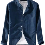 Casual Men's Cotton-Linen Shirt