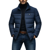 Men's Insulated Winter Jacket with Fleece Lining