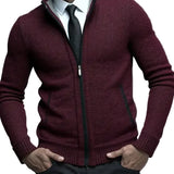 Elegant Men's Office Cardigan