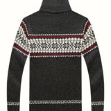 Elegant Men's Knit Cardigan