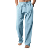 Caleb Polished Men's Linen-Blend Pants