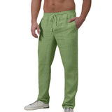 Dressy Men's Linen-Blend Summer Pants