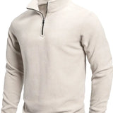 Men's Long Sleeve Zip-Up Sweater