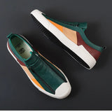 Men's Leather Zip Shoes
