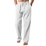 Caleb Polished Men's Linen-Blend Pants