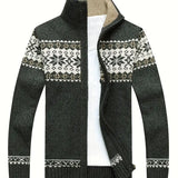 Elegant Men's Knit Cardigan
