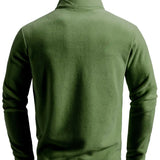 Men's Long Sleeve Zip-Up Sweater