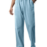 Casual Linen-Blend Men's Shorts