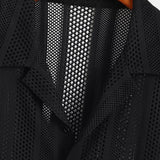 Men's Short-Sleeve Set – Black & White