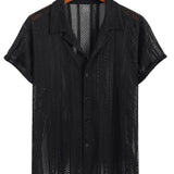 Men's Short-Sleeve Set – Black & White