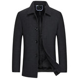 Men's Wool Jacket with Fleece Lining