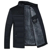 Men's Insulated Winter Jacket with Fleece Lining