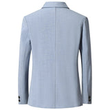 Breathable Men's Linen-Blend Blazer