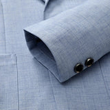 Breathable Men's Linen-Blend Blazer