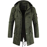 Long Men's Cargo Parka