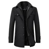 Elegant Men's Wool Winter Jacket