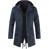 Long Men's Cargo Parka