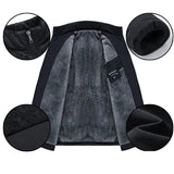 Men's Insulated Winter Jacket with Fleece Lining