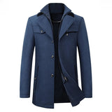 Elegant Men's Wool Winter Jacket