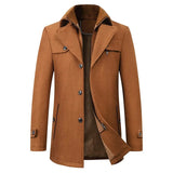 Elegant Men's Wool Winter Jacket